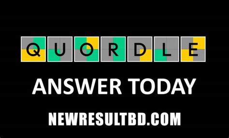 You get nine guesses instead of six to correctly guess all four. . Quordle answers october 1 today